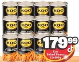 Koo Baked Beans 12 × 400g