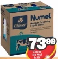 Clover Nu-Mel 6 × 1L