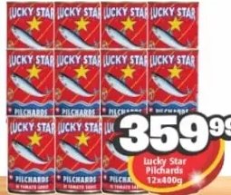Lucky Star Pilchards 12 × 400g