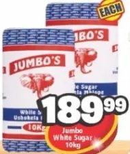 Jumbo White Sugar 10kg